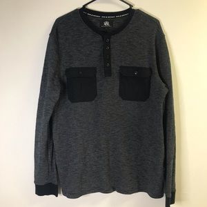 Men’s Rock & Republic LS Pull Over Shirt XL